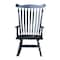 International Concepts Solid Wood Rocker, Antique Black R37-120 - alternate 2